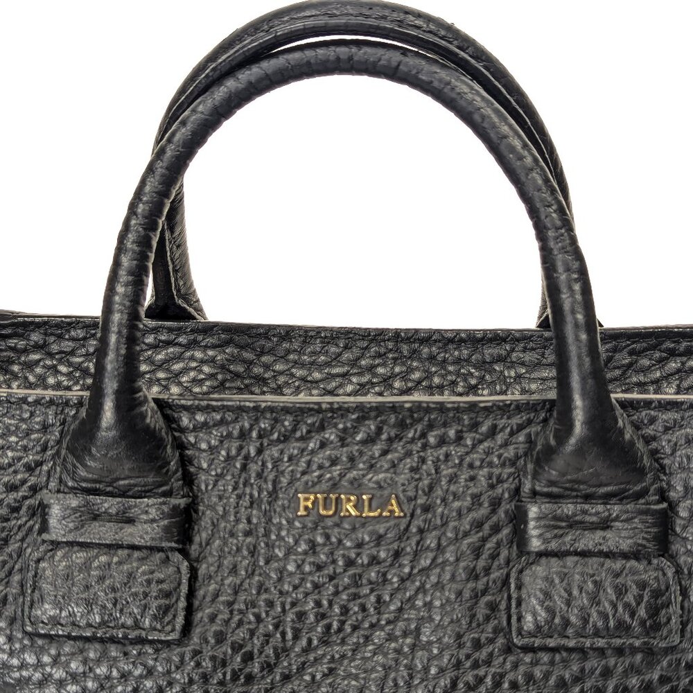 FURLA Capriccio Small Leather Tote Shoulder Bag - Picture 13 of 15